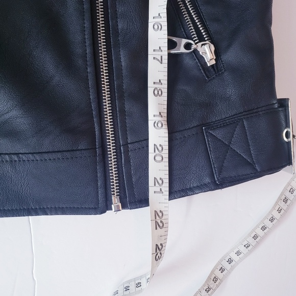 Dragon Embroidered Super Soft Vegan Leather Jacket - Picture 3 of 8